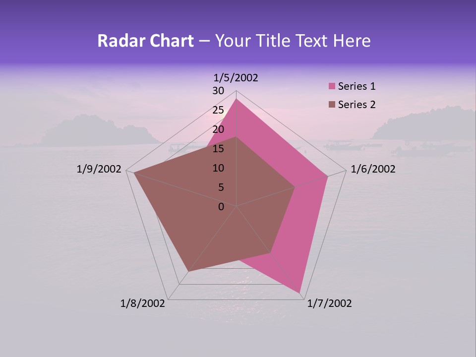Beach Pangkor Island Teluk Nipah PowerPoint Template