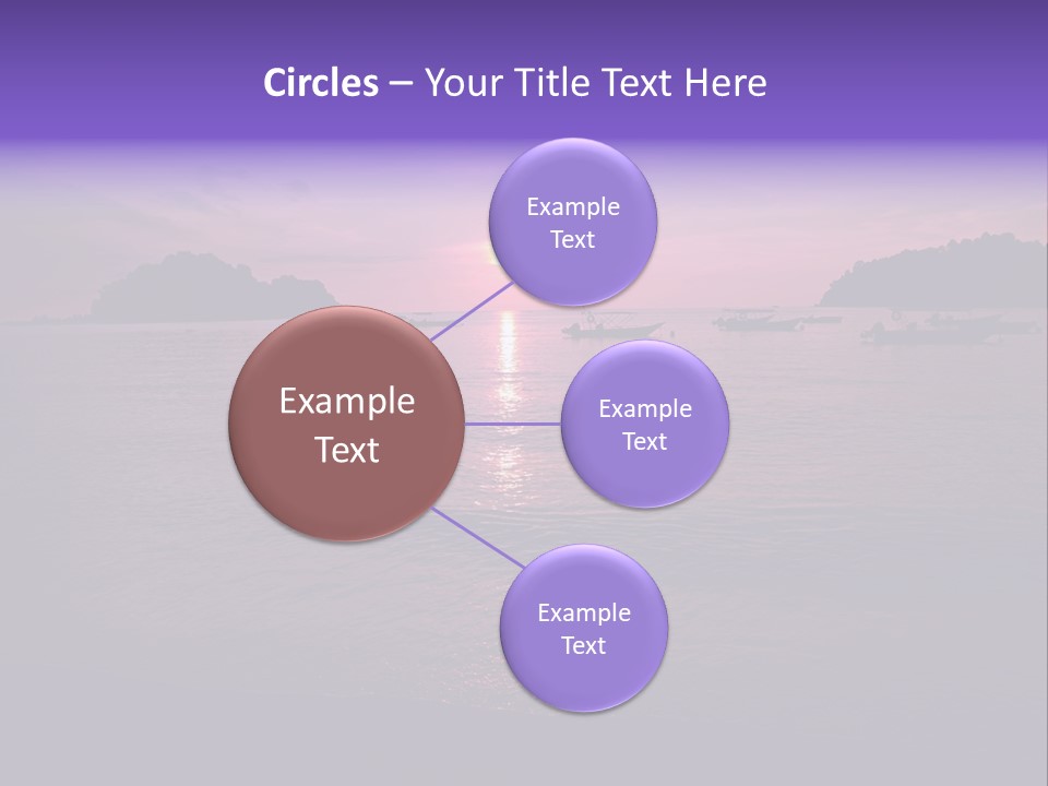 Beach Pangkor Island Teluk Nipah PowerPoint Template