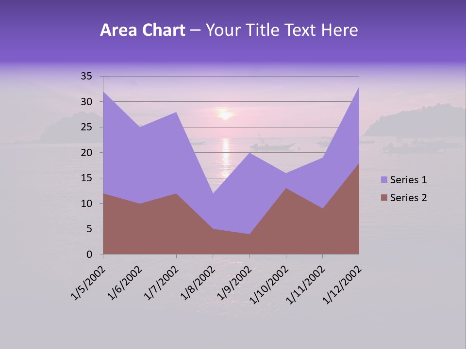 Beach Pangkor Island Teluk Nipah PowerPoint Template