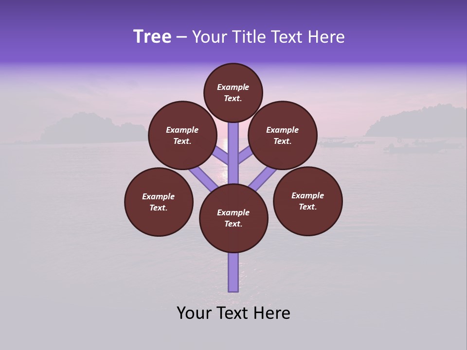 Beach Pangkor Island Teluk Nipah PowerPoint Template