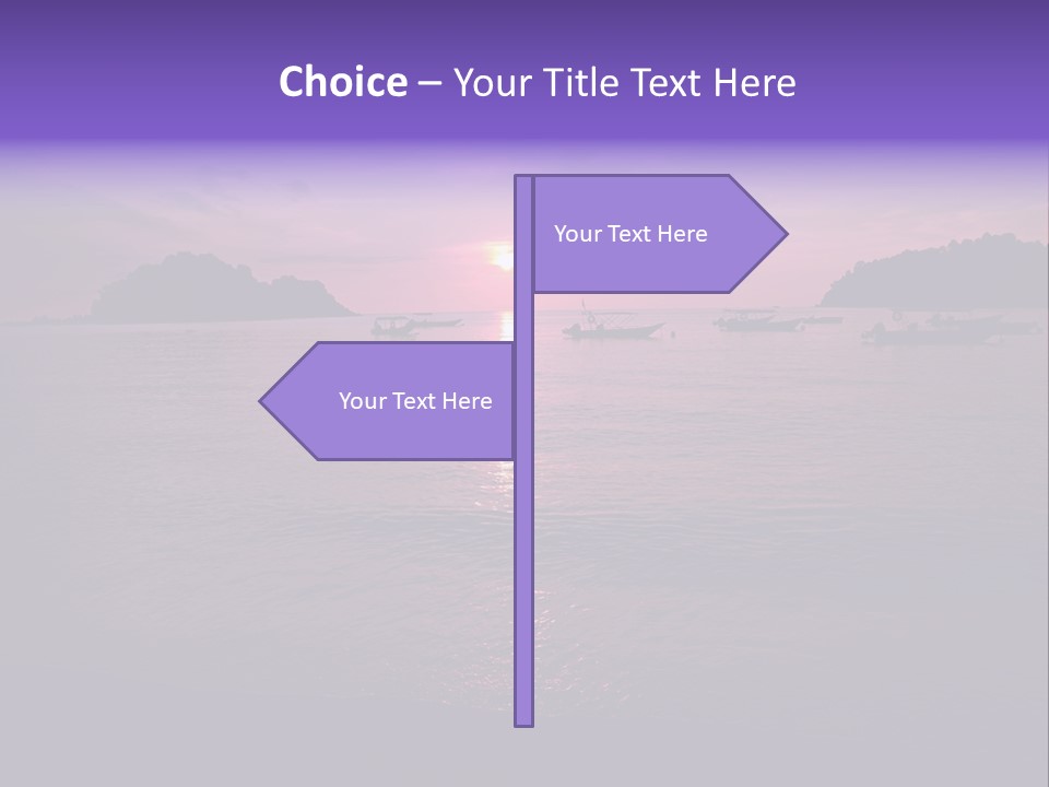 Beach Pangkor Island Teluk Nipah PowerPoint Template