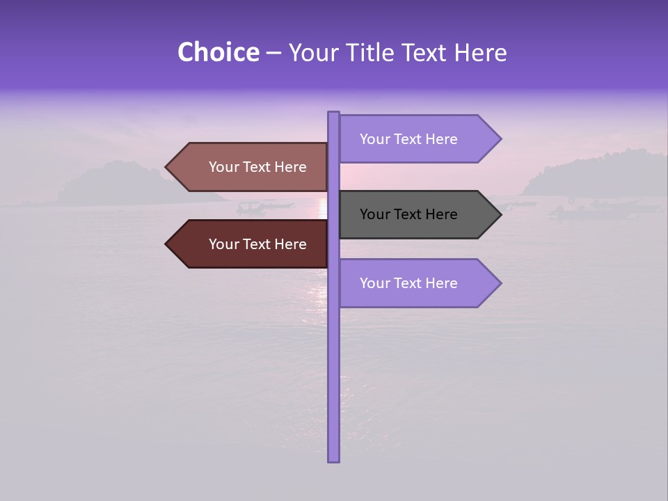 Beach Pangkor Island Teluk Nipah PowerPoint Template