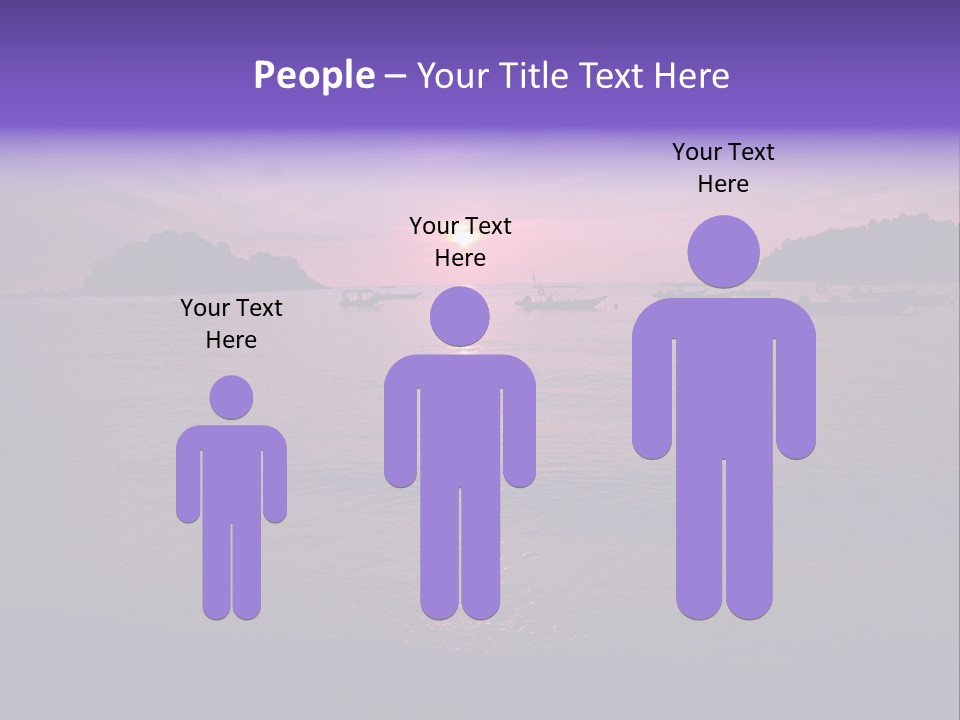 Beach Pangkor Island Teluk Nipah PowerPoint Template