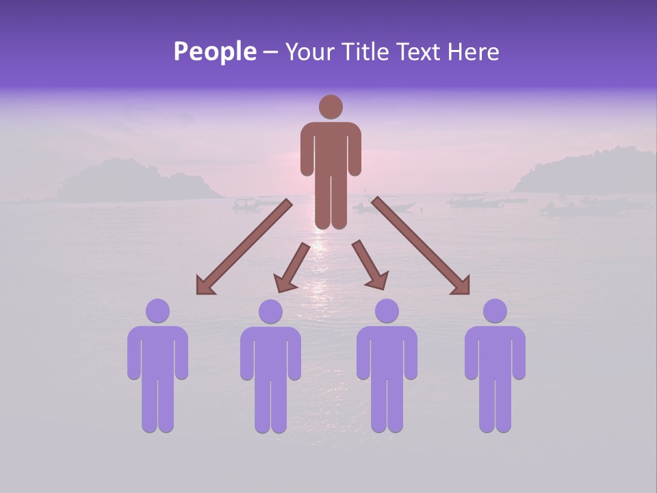 Beach Pangkor Island Teluk Nipah PowerPoint Template