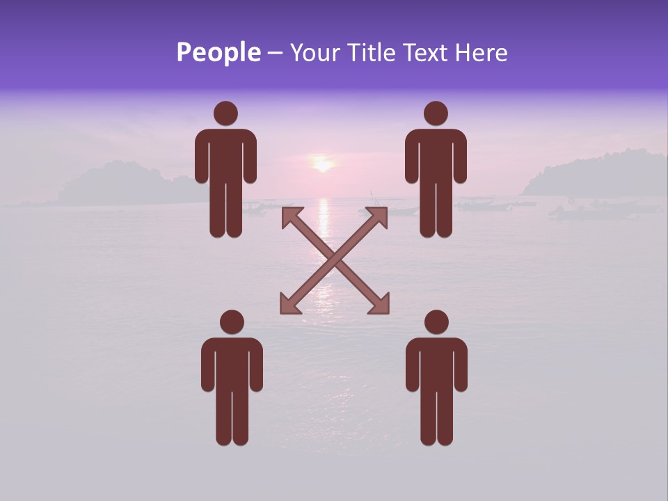 Beach Pangkor Island Teluk Nipah PowerPoint Template