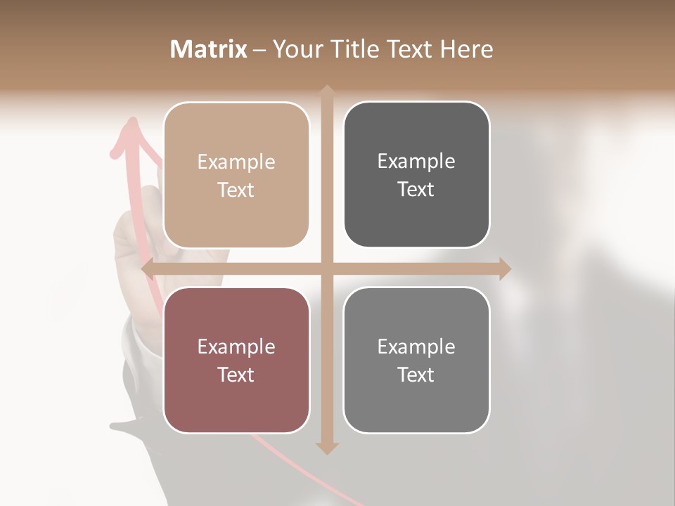 A Man In A Suit Writing On A Screen With A Marker PowerPoint Template