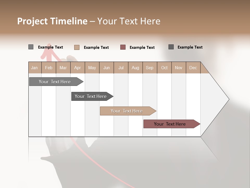 A Man In A Suit Writing On A Screen With A Marker PowerPoint Template