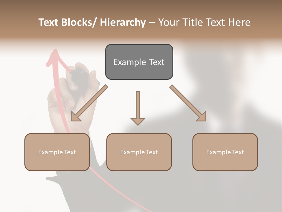A Man In A Suit Writing On A Screen With A Marker PowerPoint Template