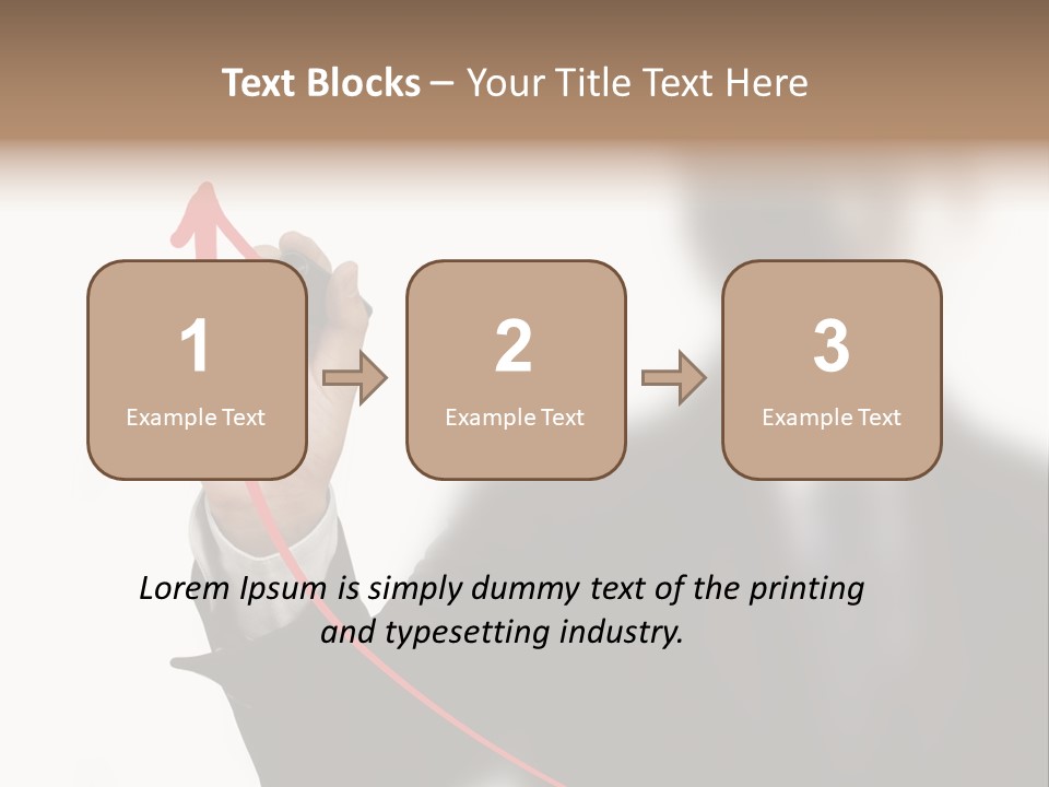 A Man In A Suit Writing On A Screen With A Marker PowerPoint Template