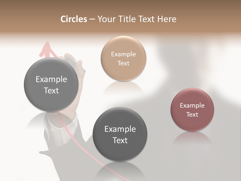 A Man In A Suit Writing On A Screen With A Marker PowerPoint Template