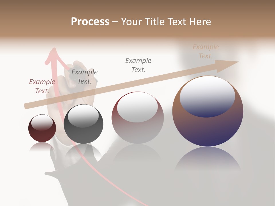 A Man In A Suit Writing On A Screen With A Marker PowerPoint Template