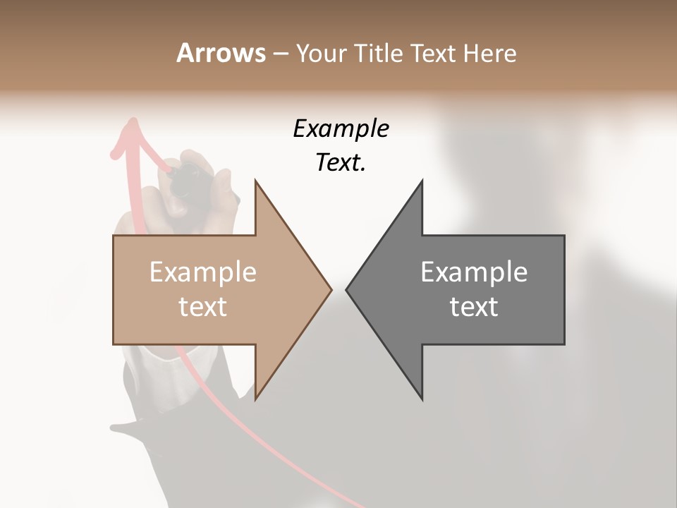 A Man In A Suit Writing On A Screen With A Marker PowerPoint Template