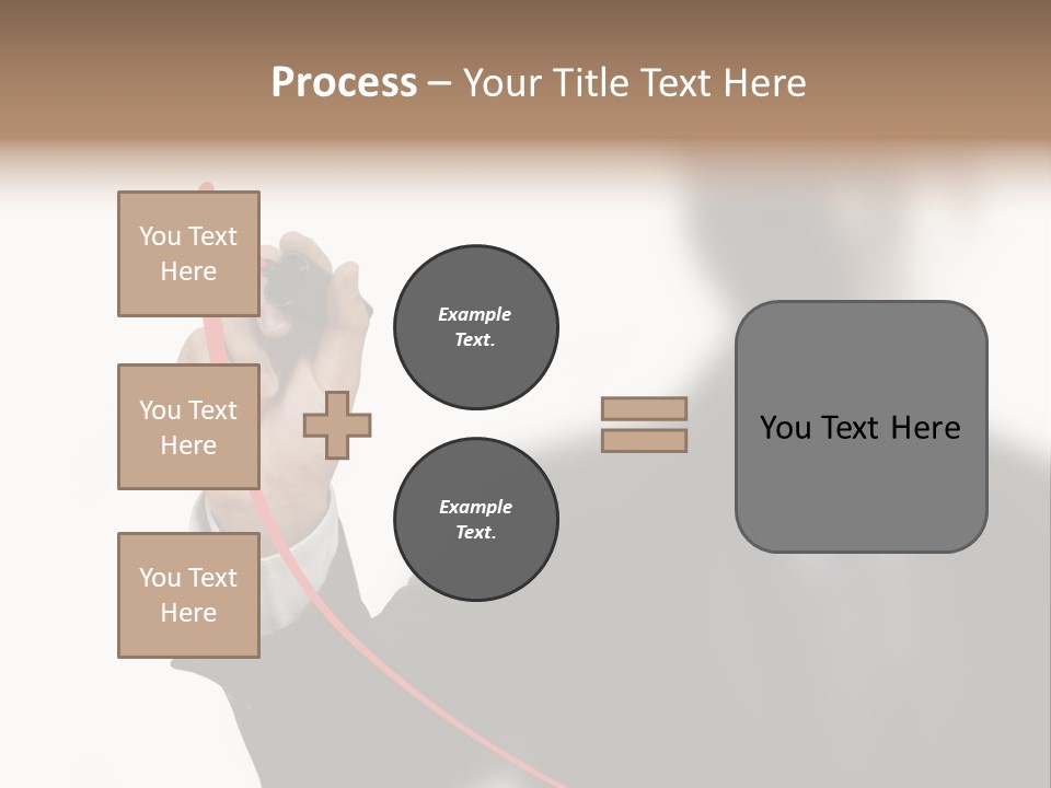 A Man In A Suit Writing On A Screen With A Marker PowerPoint Template