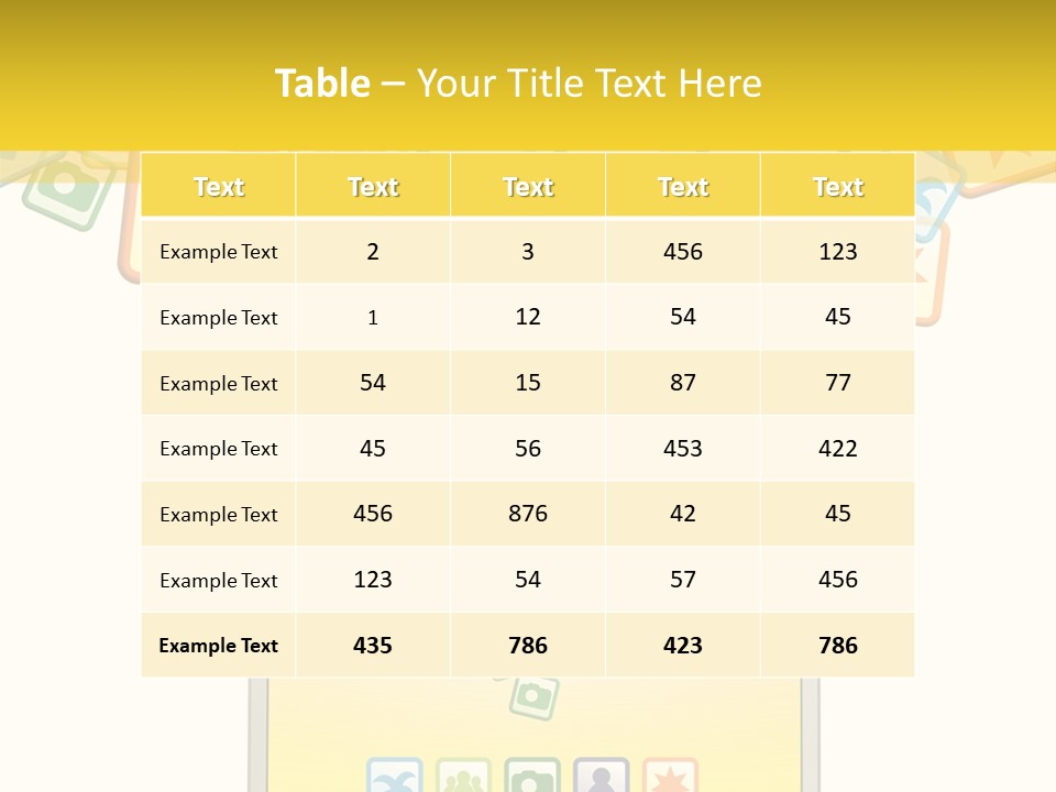 A Laptop With Social Icons Coming Out Of It PowerPoint Template