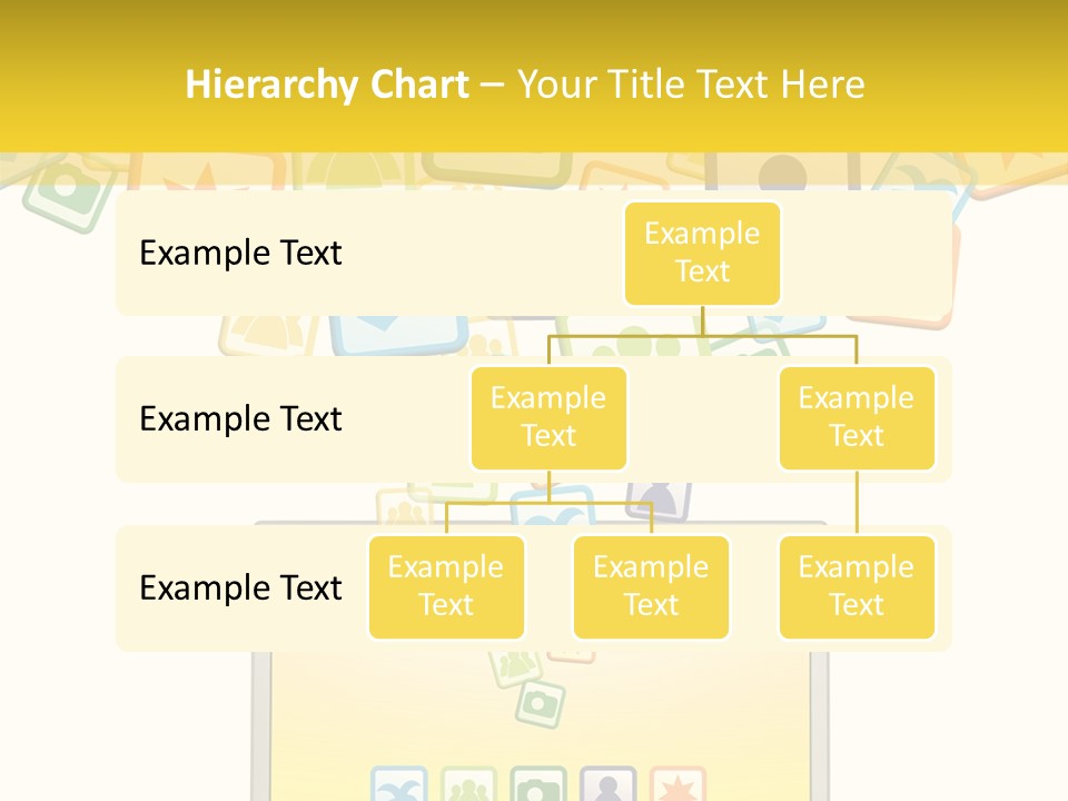 A Laptop With Social Icons Coming Out Of It PowerPoint Template