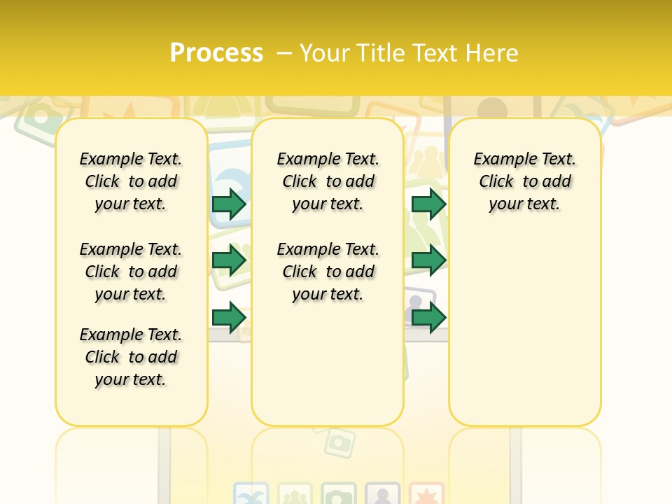 A Laptop With Social Icons Coming Out Of It PowerPoint Template