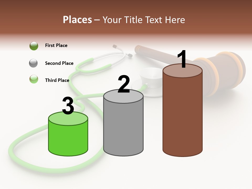 A Stethoscope And A Stethoscope On A Table PowerPoint Template