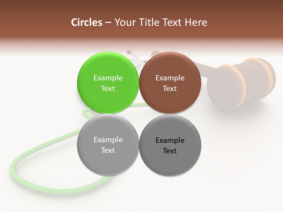 A Stethoscope And A Stethoscope On A Table PowerPoint Template