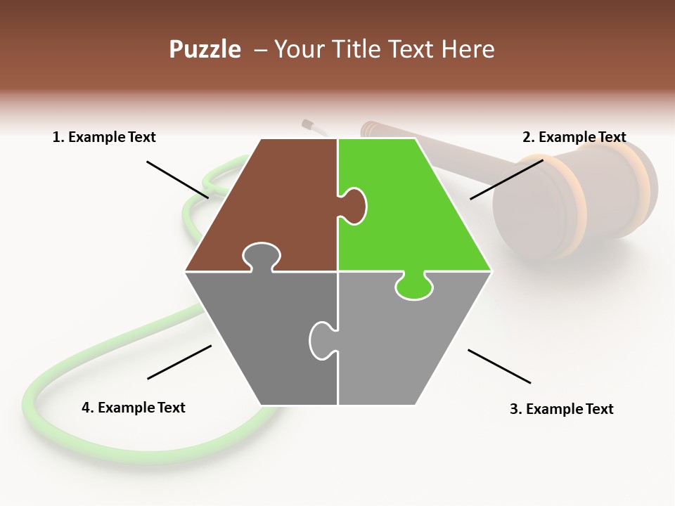 A Stethoscope And A Stethoscope On A Table PowerPoint Template