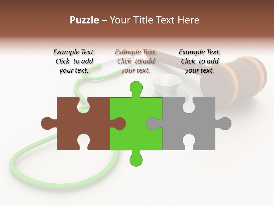 A Stethoscope And A Stethoscope On A Table PowerPoint Template