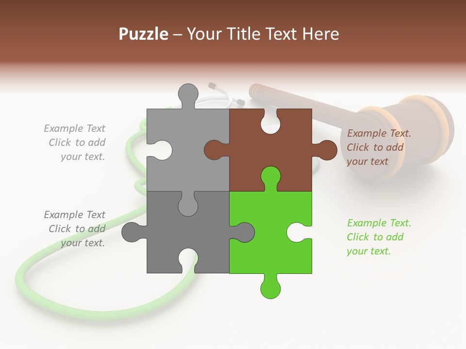 A Stethoscope And A Stethoscope On A Table PowerPoint Template