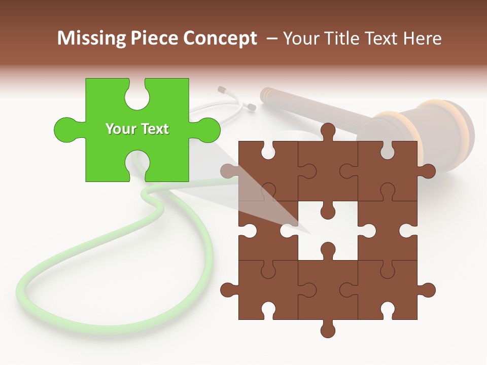 A Stethoscope And A Stethoscope On A Table PowerPoint Template