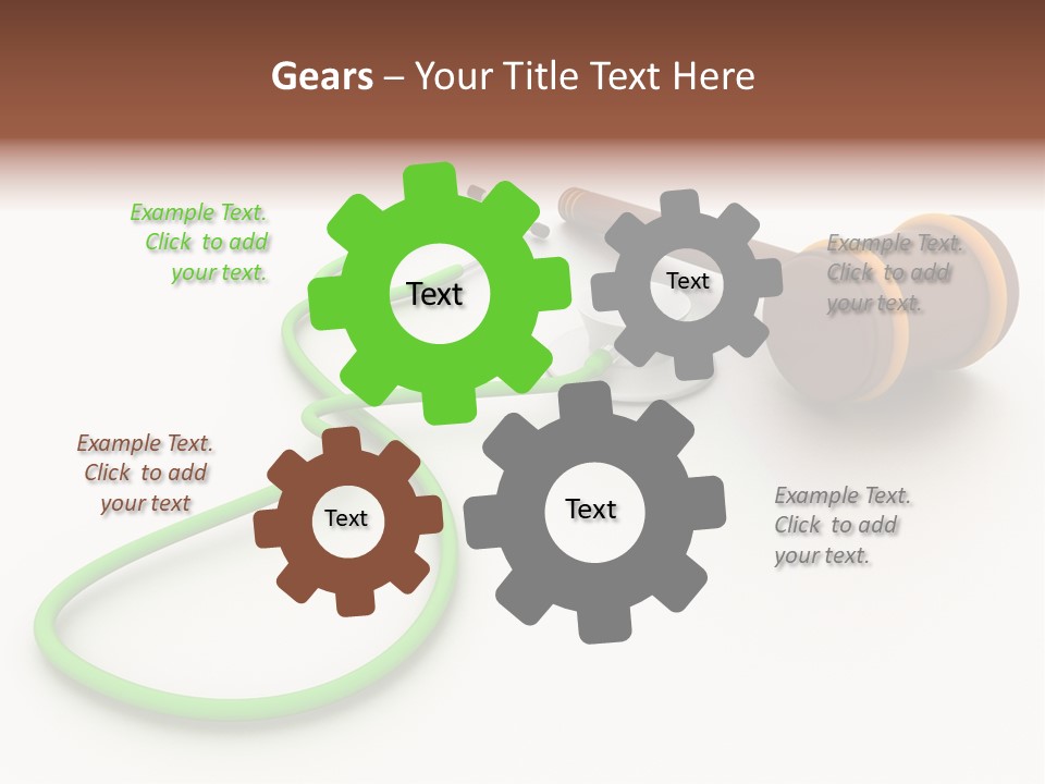 A Stethoscope And A Stethoscope On A Table PowerPoint Template