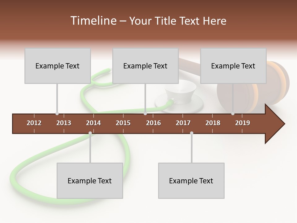 A Stethoscope And A Stethoscope On A Table PowerPoint Template