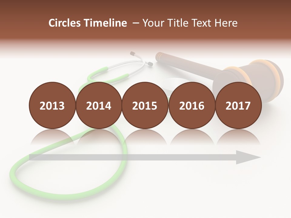 A Stethoscope And A Stethoscope On A Table PowerPoint Template