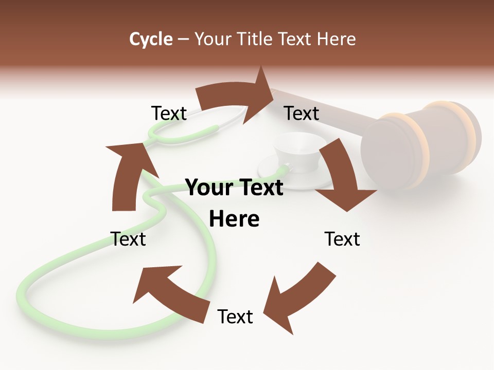 A Stethoscope And A Stethoscope On A Table PowerPoint Template