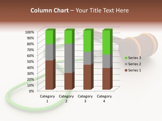 A Stethoscope And A Stethoscope On A Table PowerPoint Template