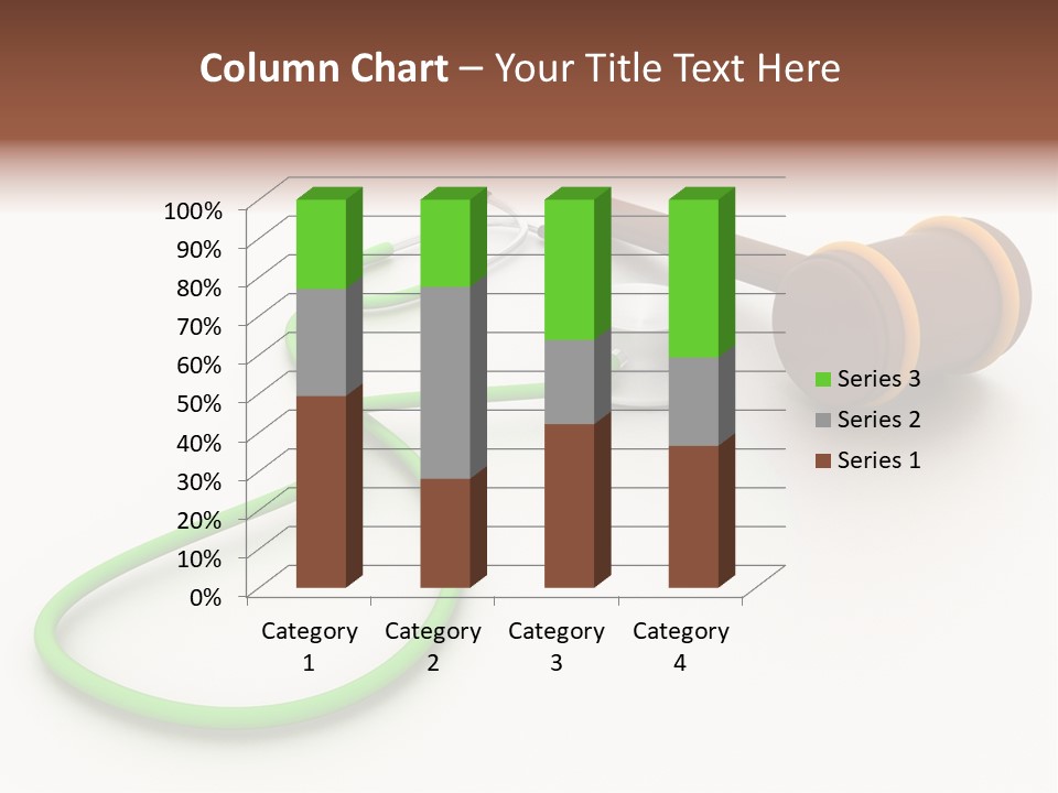 A Stethoscope And A Stethoscope On A Table PowerPoint Template