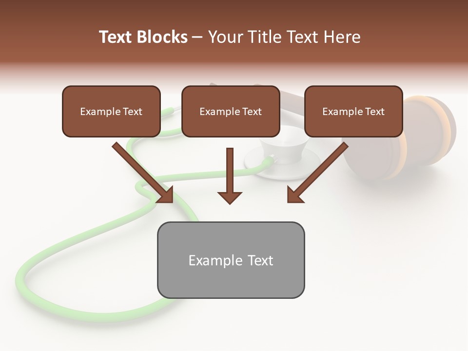A Stethoscope And A Stethoscope On A Table PowerPoint Template
