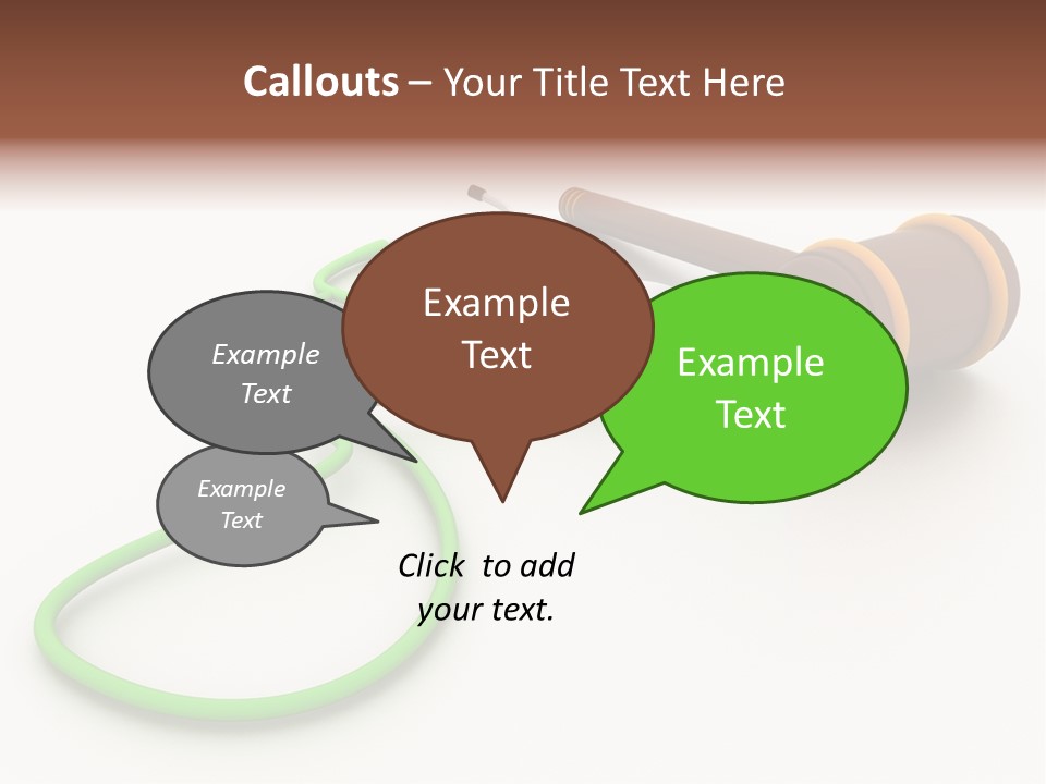 A Stethoscope And A Stethoscope On A Table PowerPoint Template