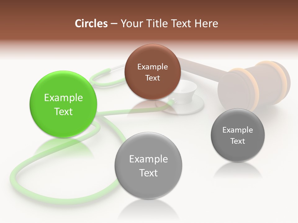 A Stethoscope And A Stethoscope On A Table PowerPoint Template