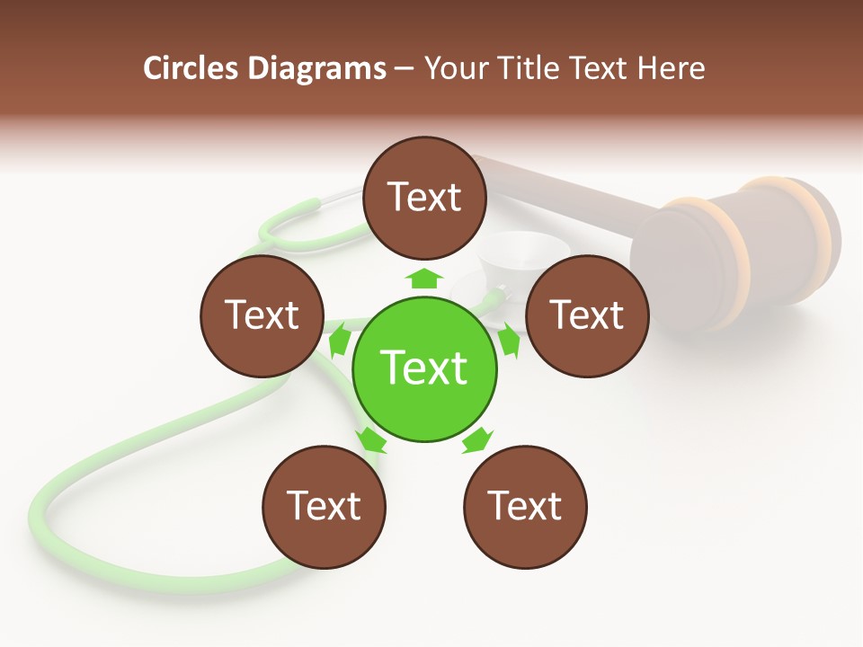 A Stethoscope And A Stethoscope On A Table PowerPoint Template