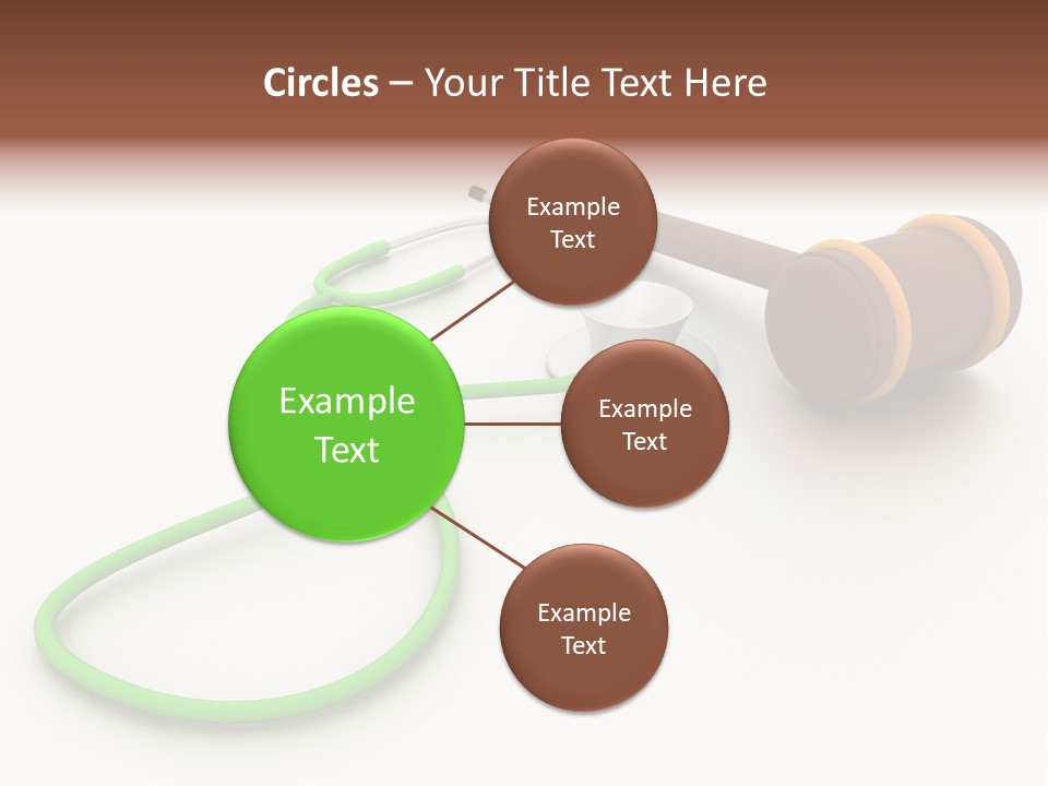 A Stethoscope And A Stethoscope On A Table PowerPoint Template