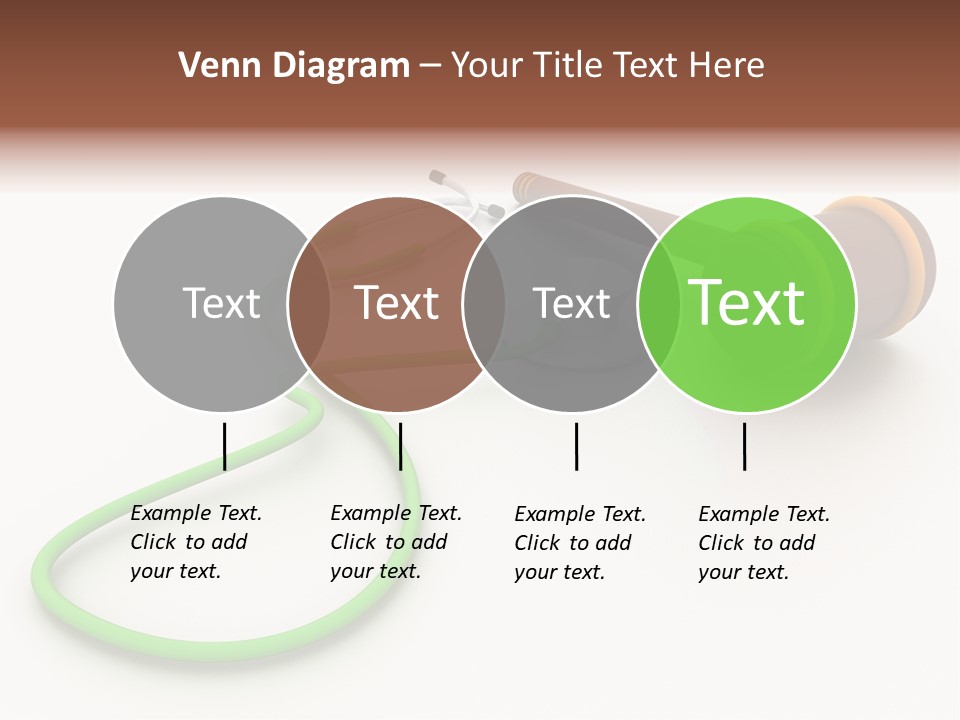 A Stethoscope And A Stethoscope On A Table PowerPoint Template