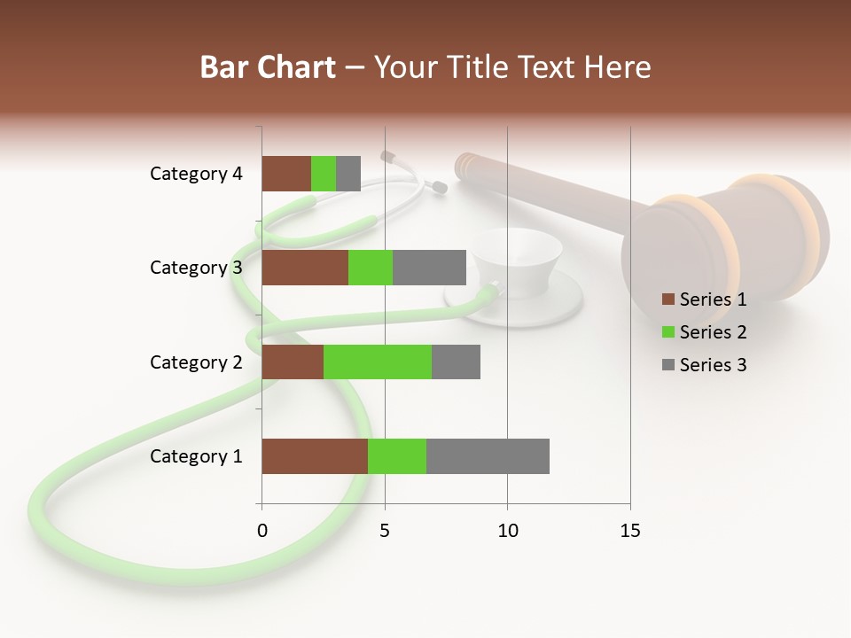A Stethoscope And A Stethoscope On A Table PowerPoint Template