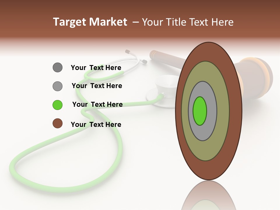 A Stethoscope And A Stethoscope On A Table PowerPoint Template