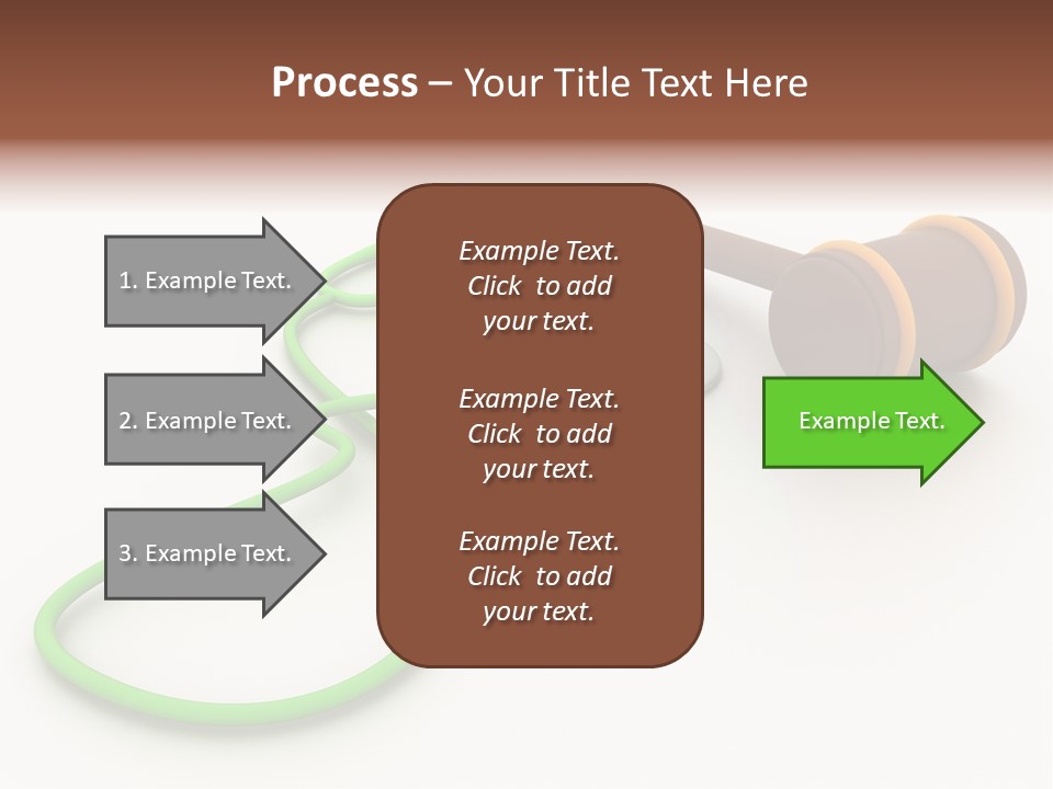 A Stethoscope And A Stethoscope On A Table PowerPoint Template