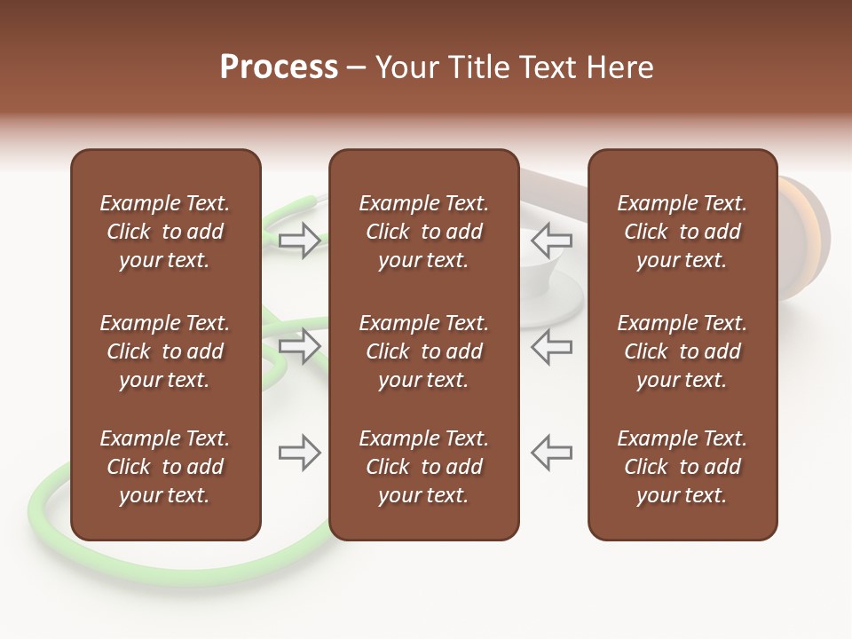 A Stethoscope And A Stethoscope On A Table PowerPoint Template