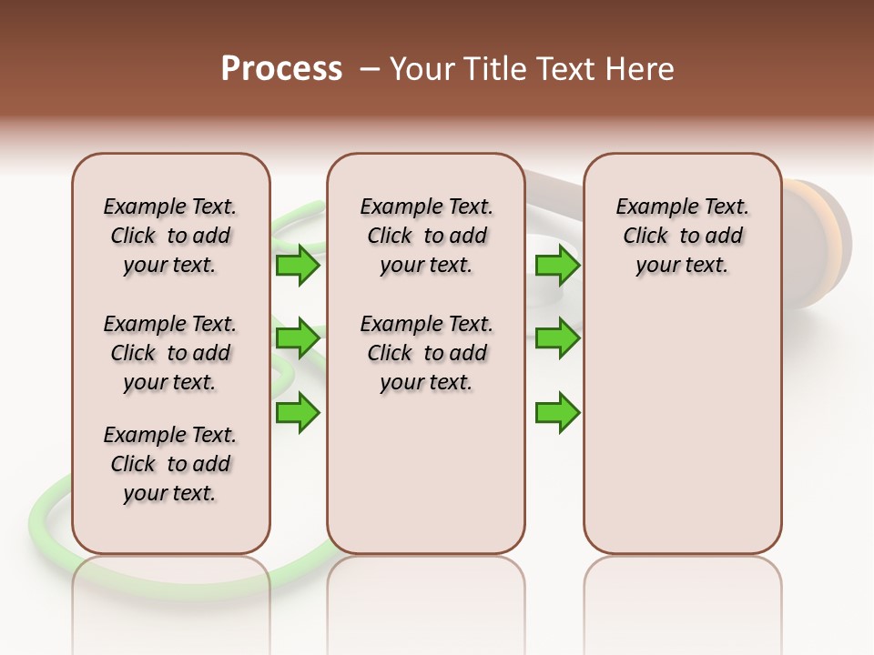 A Stethoscope And A Stethoscope On A Table PowerPoint Template