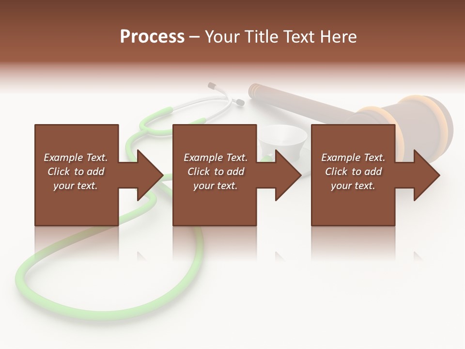 A Stethoscope And A Stethoscope On A Table PowerPoint Template
