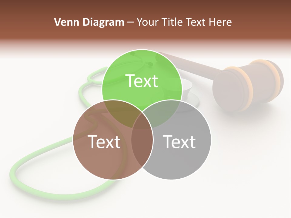 A Stethoscope And A Stethoscope On A Table PowerPoint Template