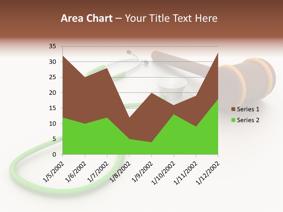 A Stethoscope And A Stethoscope On A Table PowerPoint Template