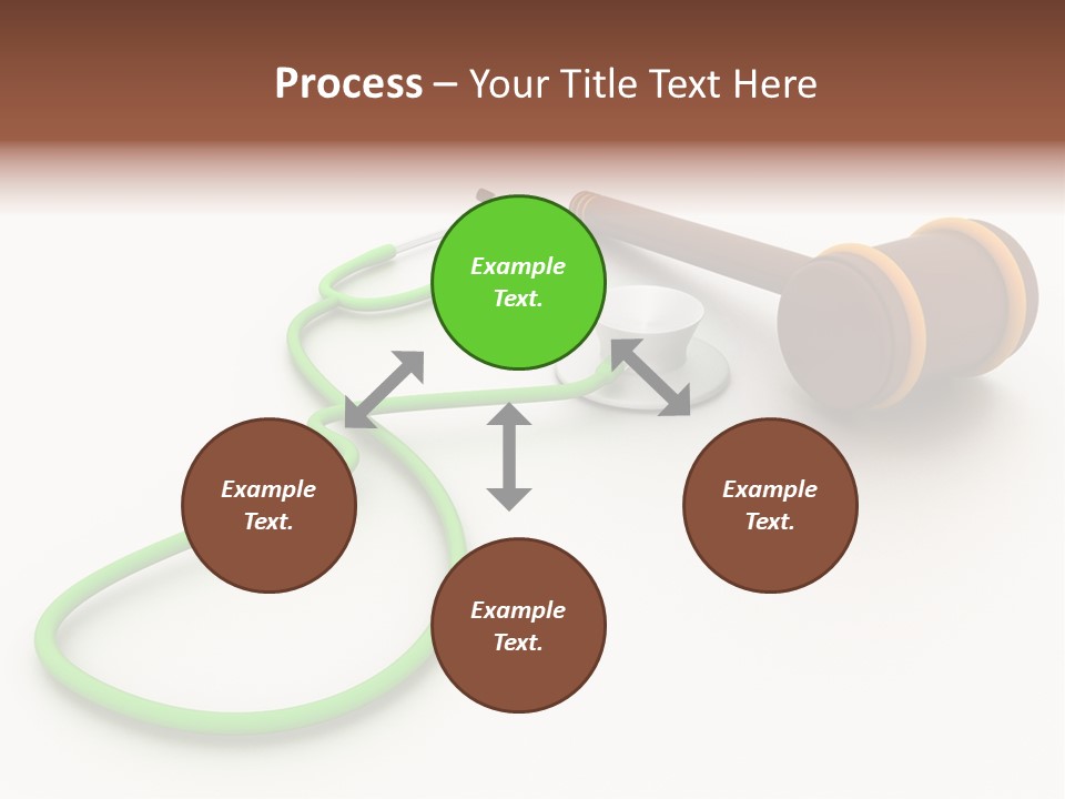 A Stethoscope And A Stethoscope On A Table PowerPoint Template