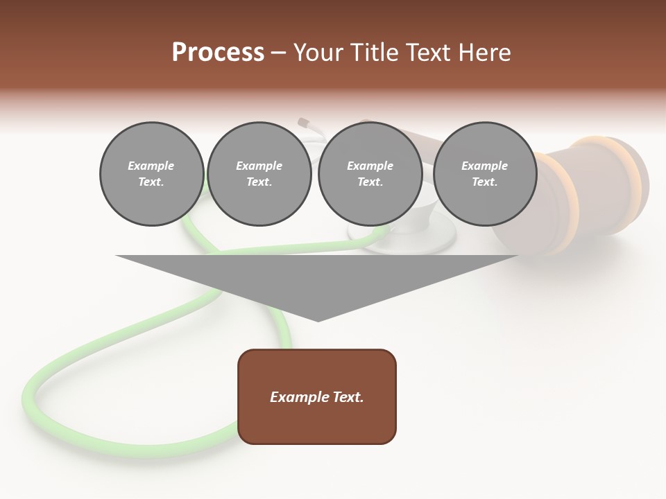 A Stethoscope And A Stethoscope On A Table PowerPoint Template