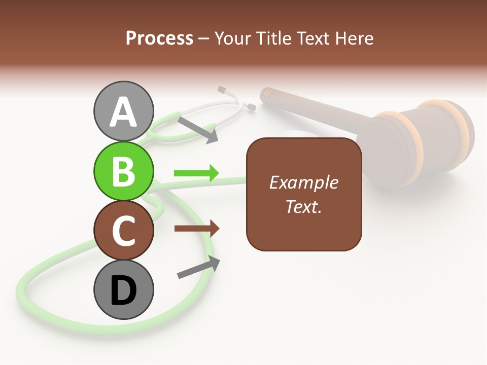 A Stethoscope And A Stethoscope On A Table PowerPoint Template