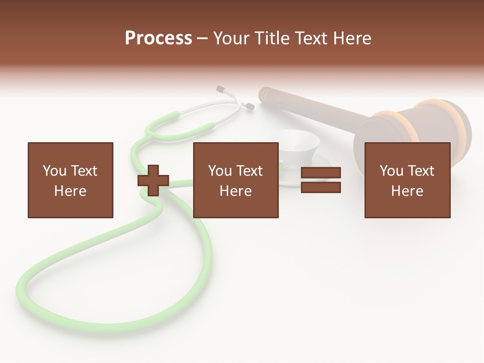 A Stethoscope And A Stethoscope On A Table PowerPoint Template